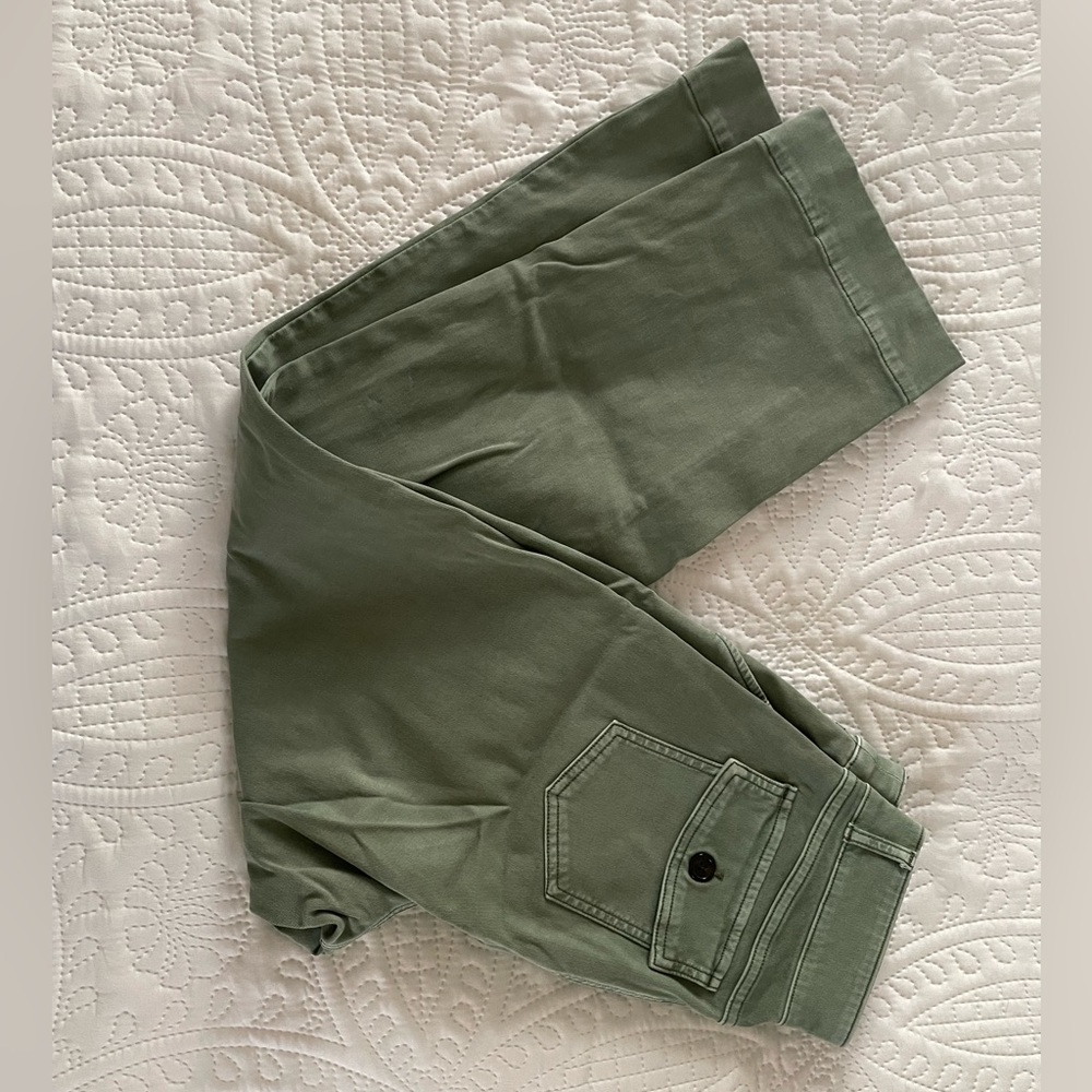 SPANX Olive Cropped Pants